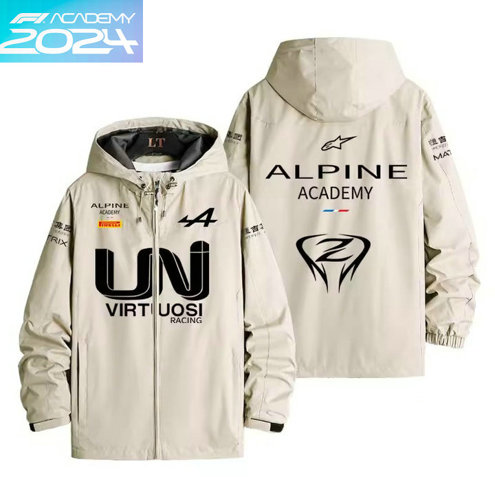 2024 Veste Alpine F1 Team Academy Coupe-vent Imperméable Homme